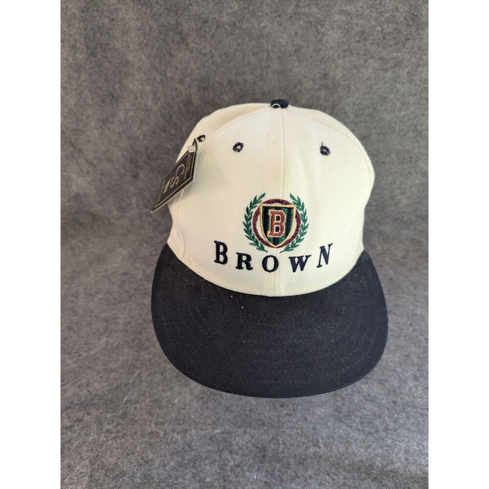 BrowN  Collegiate Licensed Product Baseball Hat White Oklahoma Men's NWT